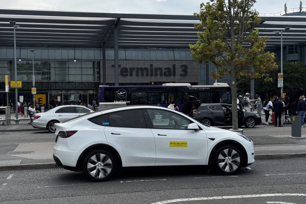 Tesla at LHR T3 Tesla at LHR T3